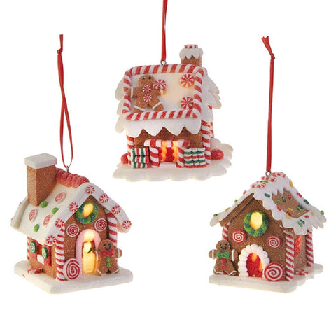 Lighted Gingerbread House